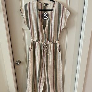Striped Jumpsuit